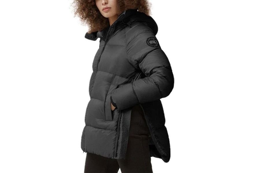 Clothing CANADA GOOSE | Ladies Cypress Puffer Black Label - Black