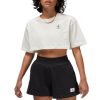 Clothing JORDAN | Women'S Sport Cropped Tee White