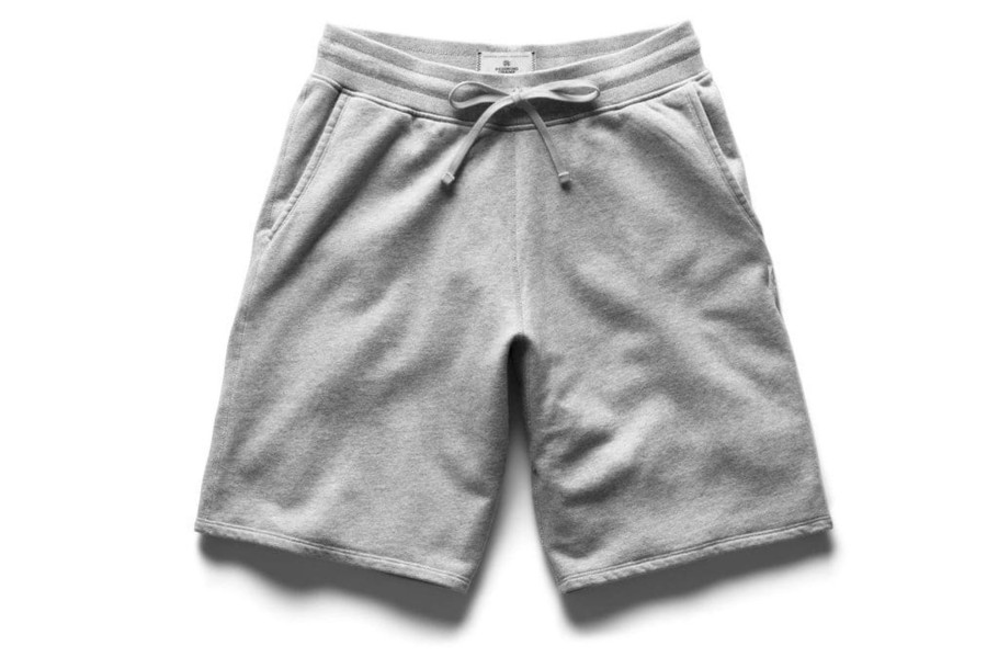 Clothing REIGNING CHAMP | Men'S Knit Lightweight Terry Sweatshort Heather Grey