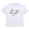 Clothing HONOR THE GIFT | Htg Script Short Sleeve Tee White