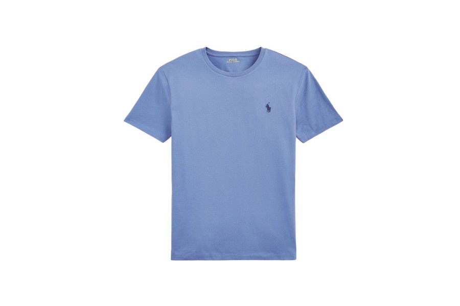 Clothing POLO RALPH LAUREN | Classic Jersey Crewneck T-Shirt Sky Blue