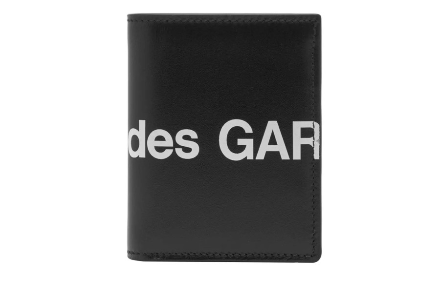 Clothing COMME DES GARCONS | Cdg Huge Logo Wallet Black