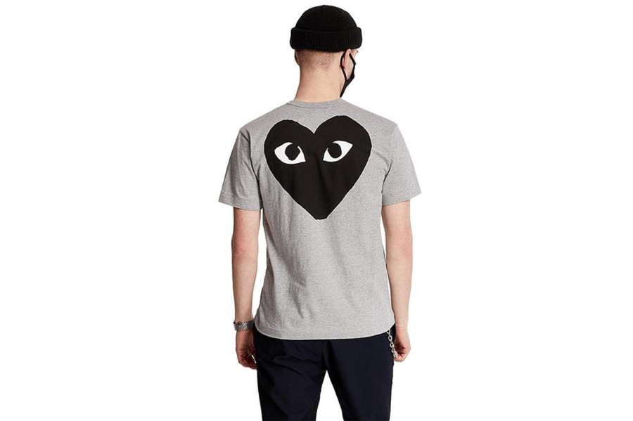 Clothing COMME DES GARCONS | Cdg Play T-Shirt Grey