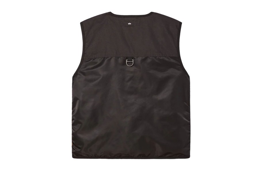 Clothing ALPHA INDUSTRIES | Black Nylon Utility Vest