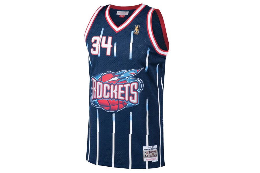 Clothing MITCHELL u0026 NESS | Houston Rockets Hakeem Olajuwon #34 Jersey