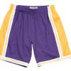 Clothing MITCHELL u0026 NESS | Los Angeles Lakers Swingman Shorts Purple