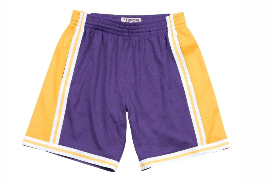 Clothing MITCHELL u0026 NESS | Los Angeles Lakers Swingman Shorts Purple