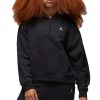 Clothing JORDAN | Women'S Jordan Brooklyn Fleece Hoodie Black