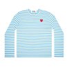 Clothing COMME DES GARCONS | Cdg Pastelle Blue Stripes Long Sleeve T-Shirt