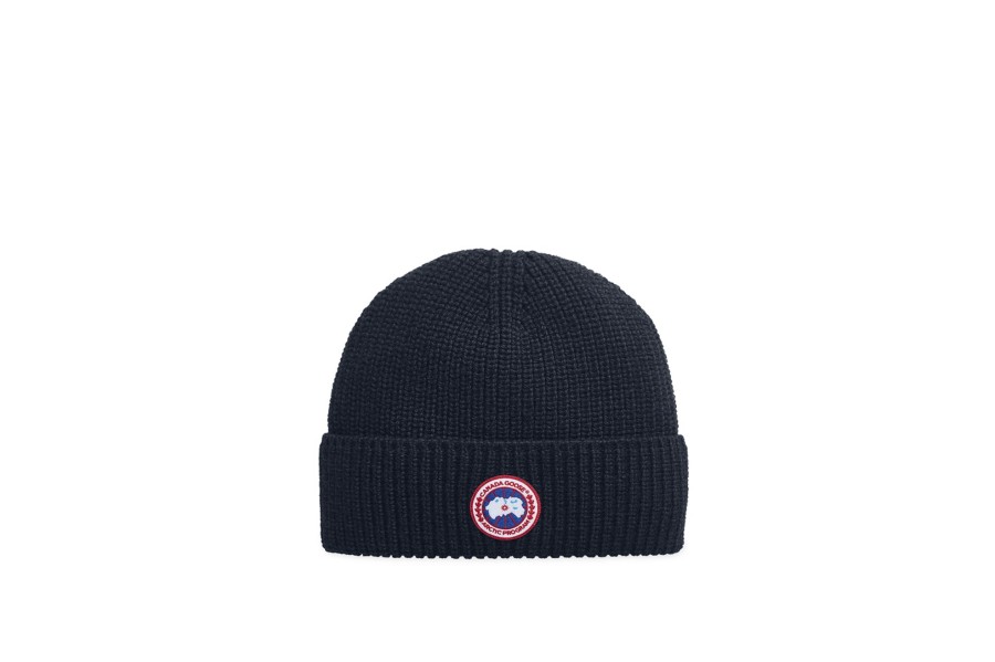 Clothing CANADA GOOSE | Rib Toque - Atlantic Navy