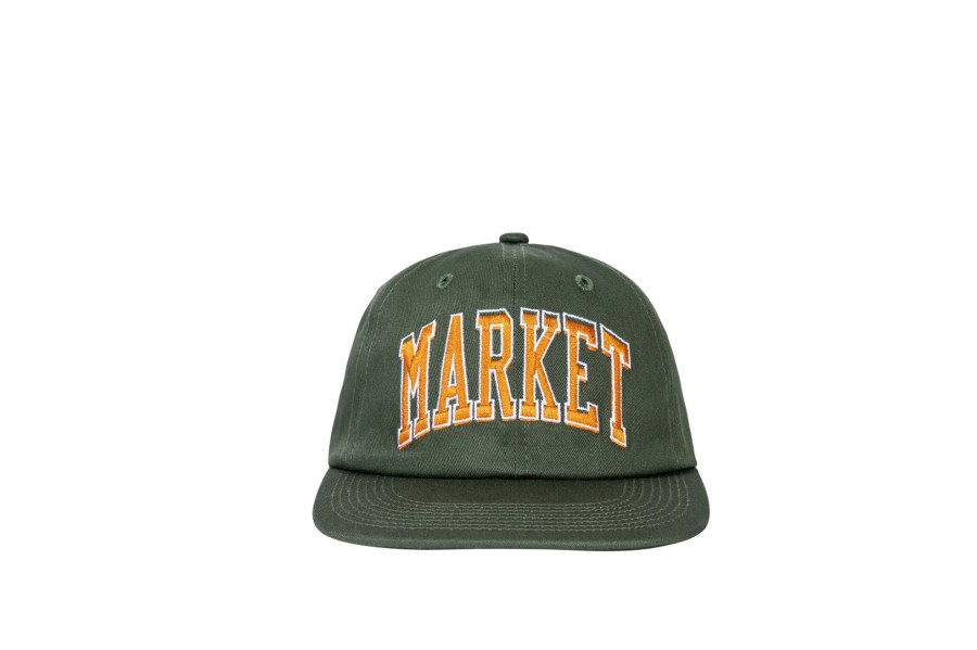 Clothing MARKET | Offset Arc 6 Panel Hat Sage