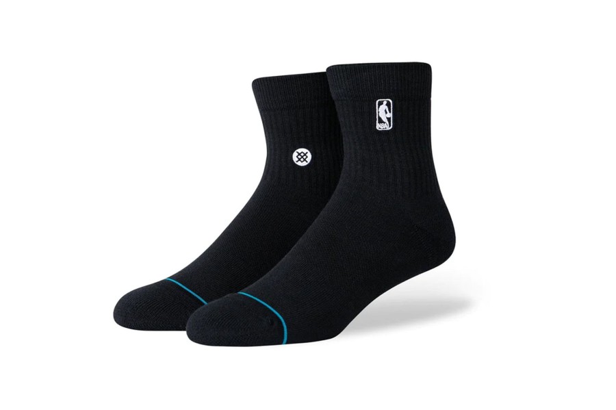 Clothing STANCE | Nba Logoman Crew Socks Black