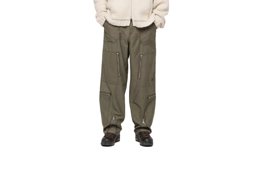 Clothing STUSSY | Nyco Flight Pant Olive