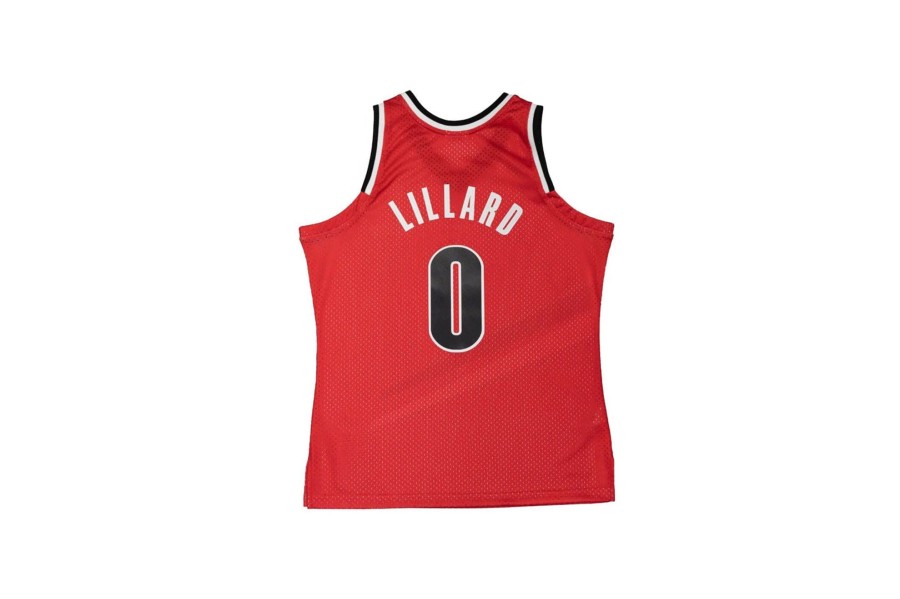 Clothing MITCHELL u0026 NESS | Portland Trail Blazers Damian Lillard #0 Jersey