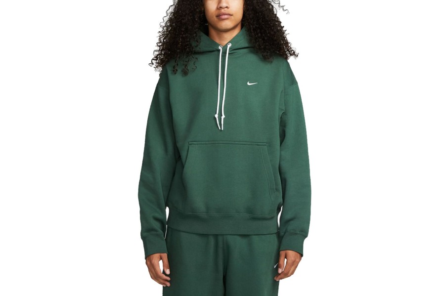 Clothing NIKE | Solo Swoosh Fleece Pullover Hoodie Green