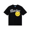 Clothing MARKET | Smiley Gothic T-Shirt Washed Black