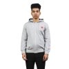 Clothing COMME DES GARCONS | Cdg Red Heart Grey Zip Hoodie