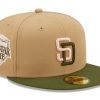 Clothing NEW ERA | New Era Mlb San Diego Padres Camel Pink Olive 1992 All Star Game 59Fifty Fitted