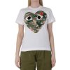 Clothing COMME DES GARCONS | Small Red Heart/Large Camo Heart