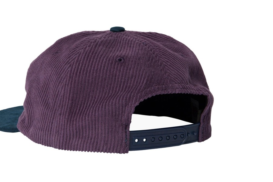 Clothing PARRA | Painters Script Corduroy 6 Panel Hat Purple