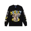 Clothing MARKET | Warped Beware Long Sleeve T-Shirt Black