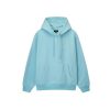 Clothing STUSSY | Overdyed Stock Logo Hoodie Blue