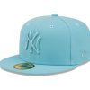 Clothing NEW ERA | New Era New York Yankees Color Pack Light Blue 59Fifty Fitted Hat