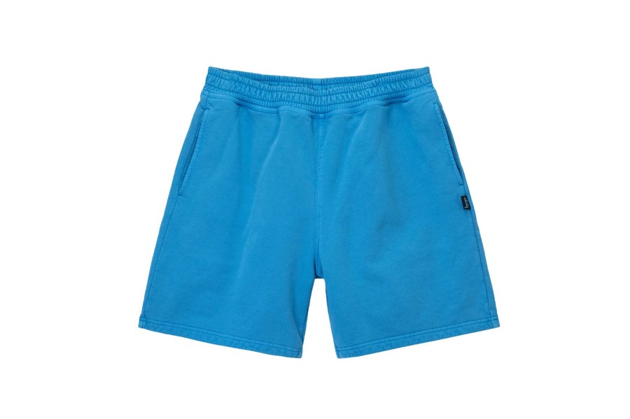 Clothing STUSSY | Pigment Dyed Fleece Short Blue