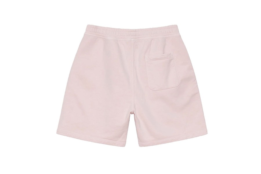 Clothing STUSSY | Overdyed Stock Logo Sweat Short Light Pink