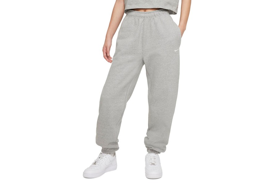 Clothing NIKE | Women'S Nikelab Solo Swoosh Fleece Pants Grey