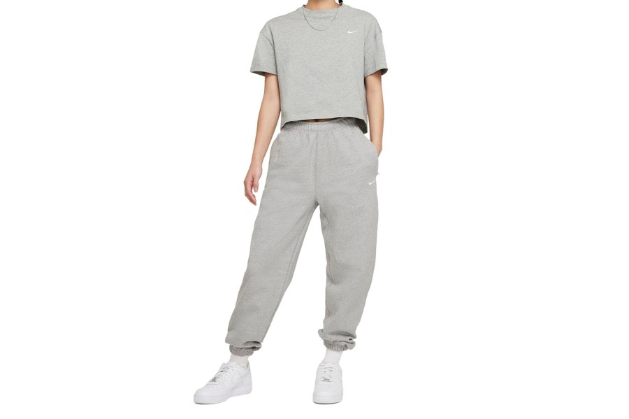 Clothing NIKE | Women'S Nikelab Solo Swoosh Fleece Pants Grey