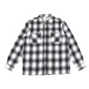 Clothing TAIKAN | Heavyweight Plaid Shirt Black