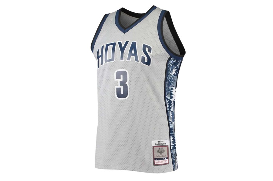 Clothing MITCHELL u0026 NESS | Ncaa Georgetown Hoyas Allen Iverson #3 Swingman Jersey