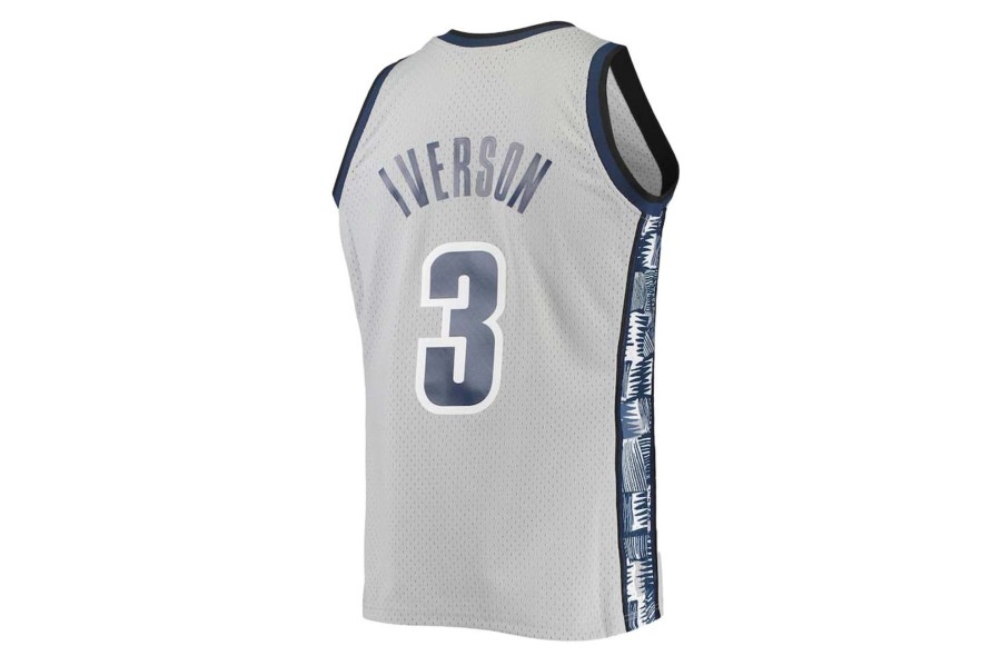 Clothing MITCHELL u0026 NESS | Ncaa Georgetown Hoyas Allen Iverson #3 Swingman Jersey