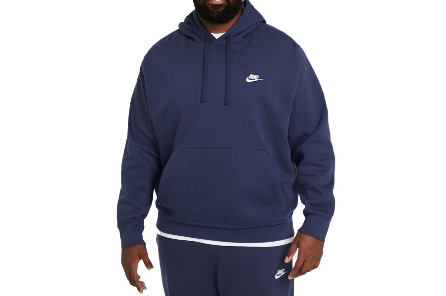 Clothing NIKE | Sportswear Club Fleece Pullover Hoodie Midnight Navy