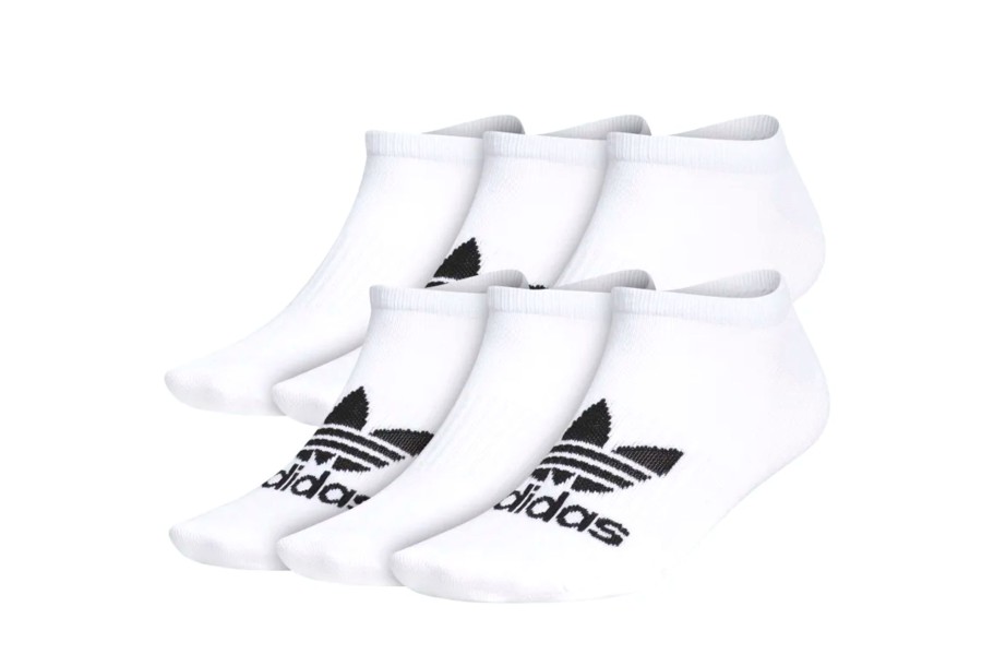 Clothing ADIDAS | Classic Superlite No-Show Socks (6 Pairs) White