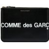 Clothing COMME DES GARCONS | Cdg Huge Logo Wallet Black