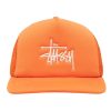 Clothing STUSSY | Big Basic Trucker Cap Pumpkin