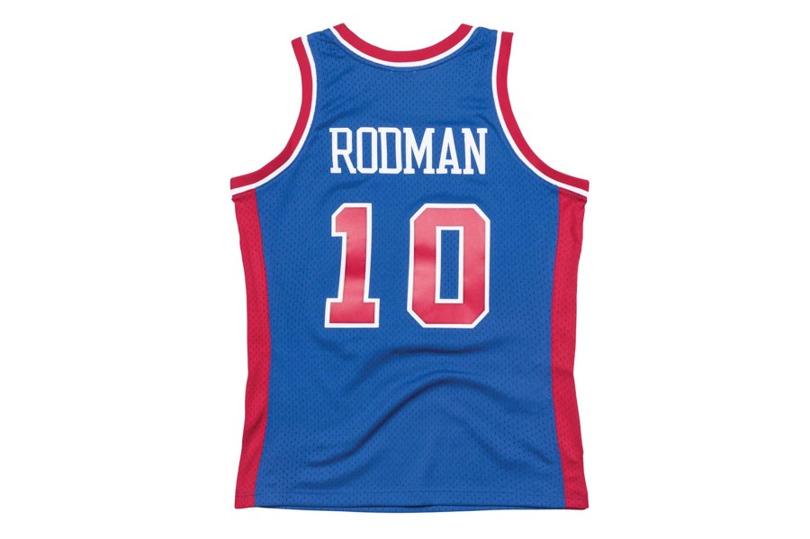 Clothing MITCHELL u0026 NESS | Detroit Pistons Dennis Rodman #10 Swingman Jersey