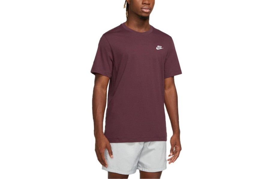 Clothing NIKE | Sportswear Club T-Shirt Night Maroon