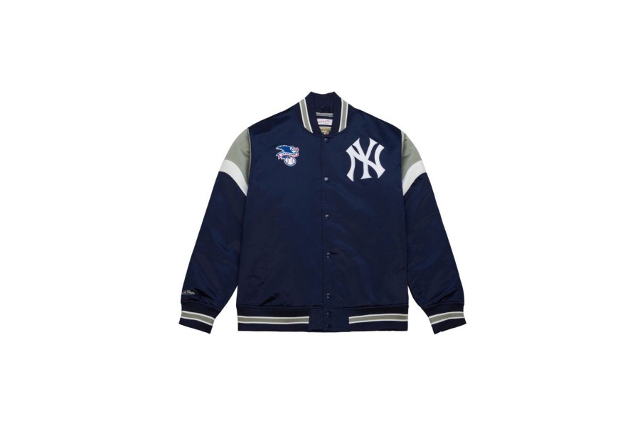 Clothing MITCHELL u0026 NESS | Heavyweight Satin Jacket New York Yankees