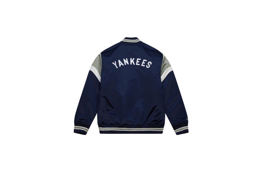 Clothing MITCHELL u0026 NESS | Heavyweight Satin Jacket New York Yankees