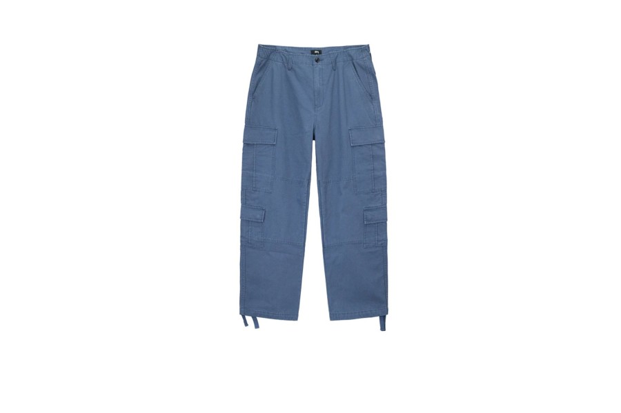 Clothing STUSSY | Ripstop Surplus Cargo Washed Blue