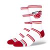 Clothing STANCE | Nba Classics Miami Heat Crew Socks