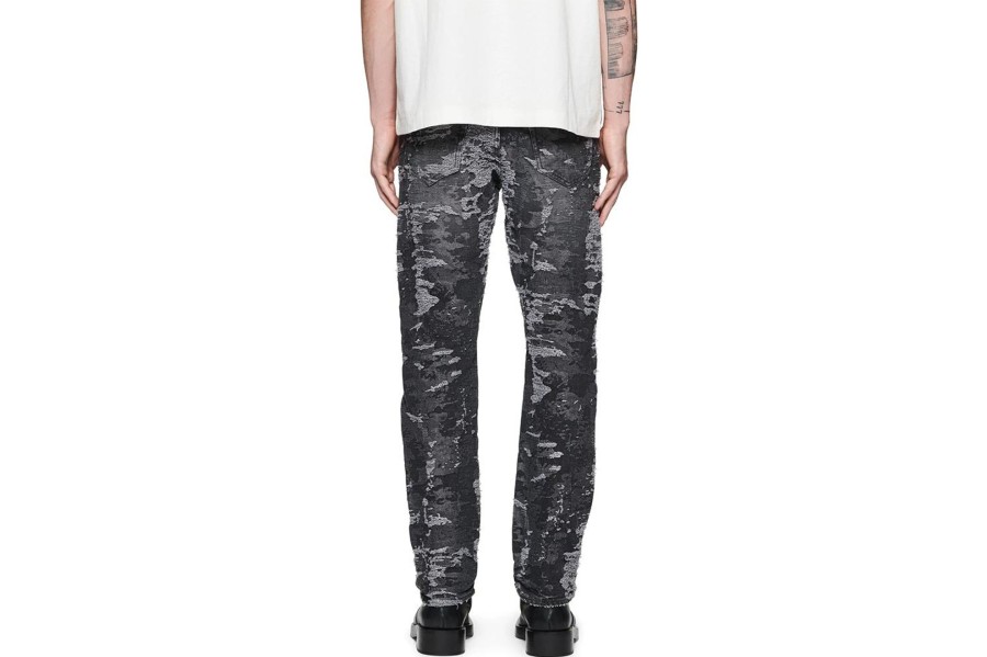 Clothing PURPLE BRAND | Jacquard Slim Straight Jeans