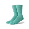 Clothing STANCE | Icon Crew Socks Turquoise