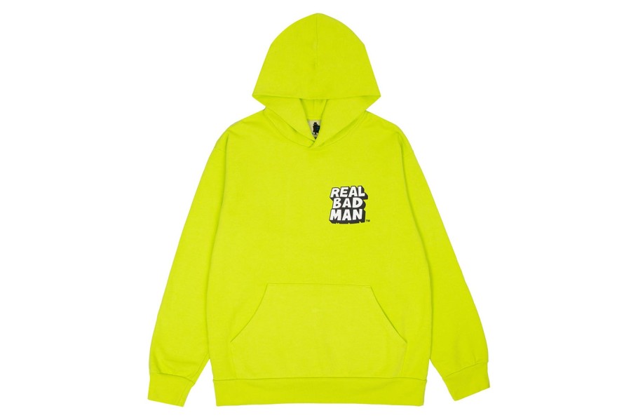 Clothing REAL BAD MAN | Classic Hooded Fleece Acid