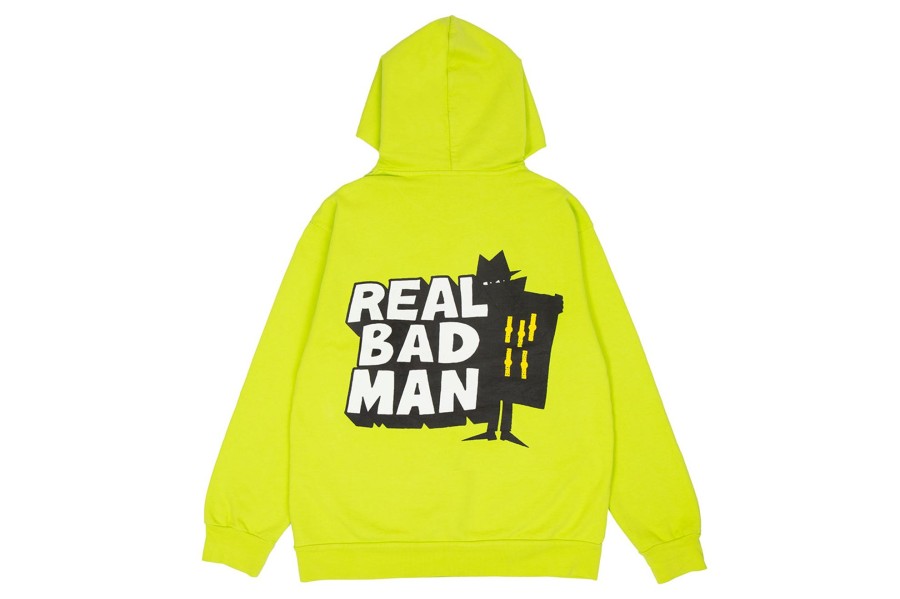 Clothing REAL BAD MAN | Classic Hooded Fleece Acid