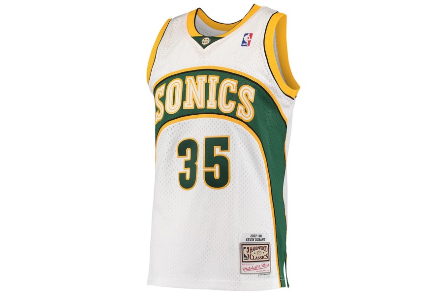 Clothing MITCHELL u0026 NESS | Seattle Supersonics Kevin Durant #35 Swingman Jersey