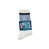 Clothing PARRA | Parra Classic Logo Crew Socks White